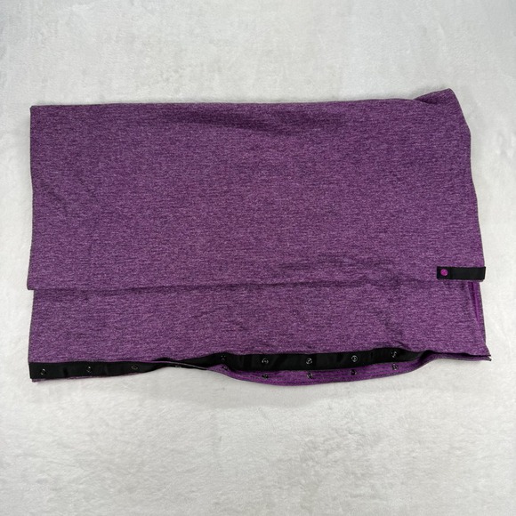 lululemon athletica Accessories - Lululemon Rulu Reversible Purple Heathered Snap Vinyasa Infiniti Scarf Wrap Yoga